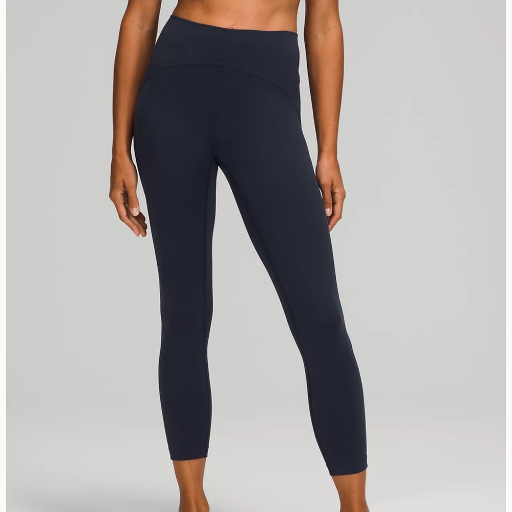 lululemon Instill 25” Navy leggings